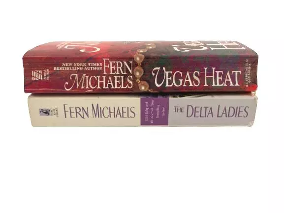 Lot of 2 Fern Michaels Books Vegas Heat & The Delta Ladies Paperback Set