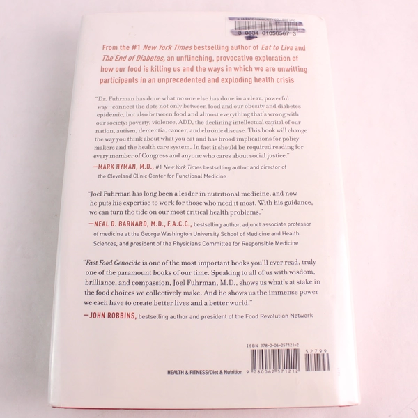 Fast Food Genocide: How Processed Food Hardcover by Joel Fuhrman M.D. 2017