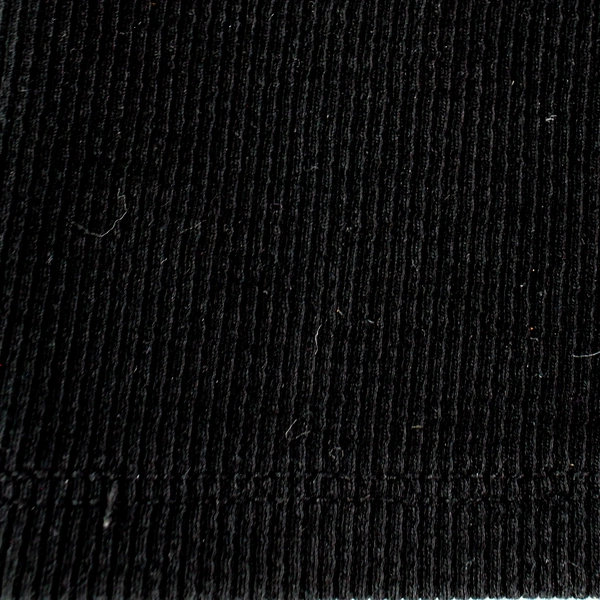 H&M Women's Black Ribbed Cropped Tank Top XS Cotton Blend - Very Good Condition