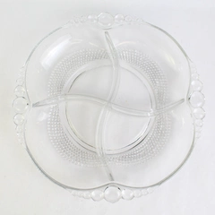 Vintage Duncan Miller Teardrop 4 Part Divided Relish Dish