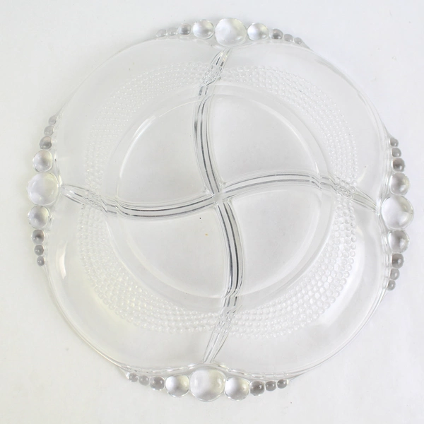 Vintage Duncan Miller Teardrop 4 Part Divided Relish Dish