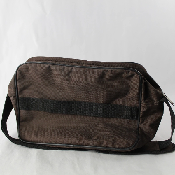 Protocol Brown Zipper Closure Travel Shoulder Bag - Good Condition