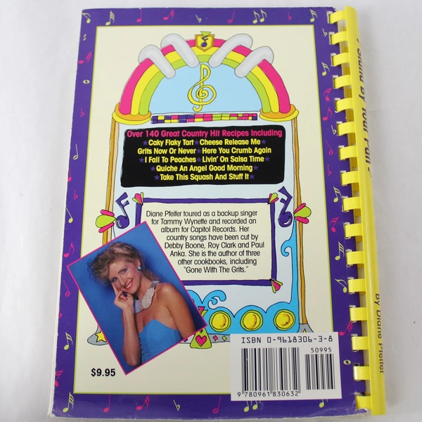 Stand by Your Pan Cookbook by Diane Pfiefer, Country Music Recipes 1994