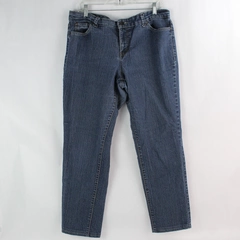 Nine West Women's Size 16 Blue Straight Leg Jeans Cotton Blend Pre-Owned