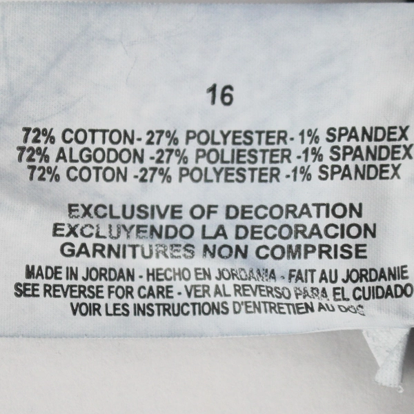 Nine West Women's Size 16 Blue Straight Leg Jeans Cotton Blend Pre-Owned