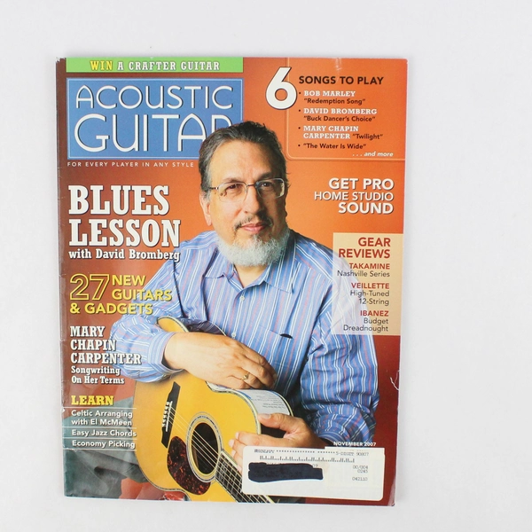 Acoustic Guitar Magazine November 2007 Featuring David Bromberg