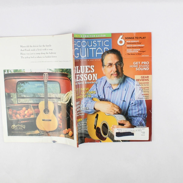 Acoustic Guitar Magazine November 2007 Featuring David Bromberg