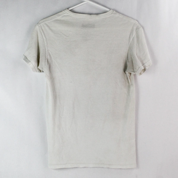 DC Women's Batman T-Shirt Size S 100% Cotton White Pre-Owned - Stains