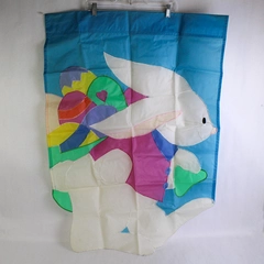 Multicolor Nylon Easter Bunny Outdoor Holiday Flag Banner 28.5" x 40"