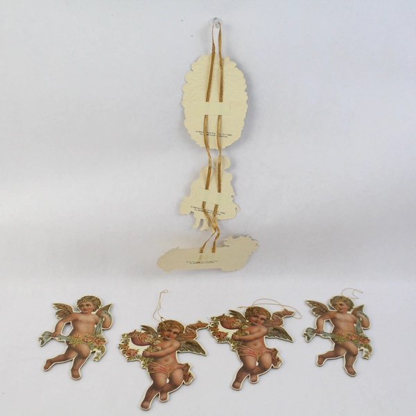 Lot of 5 Vintage Merrimack 1980 and 1987 Merrimack Die-Cut Ornaments