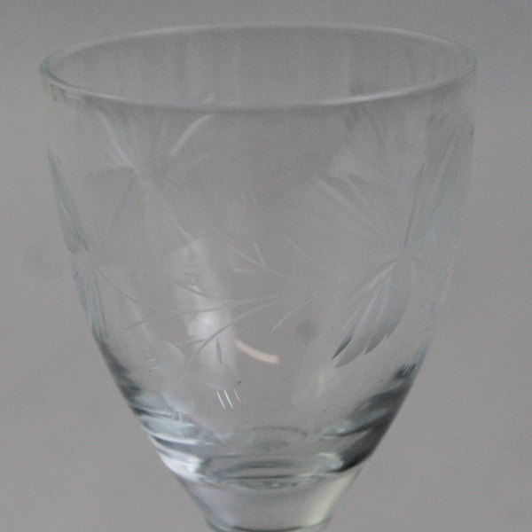 Set Of 4 Morgantown Crystal 4.5 Inch Cordials Glasses 7689-1