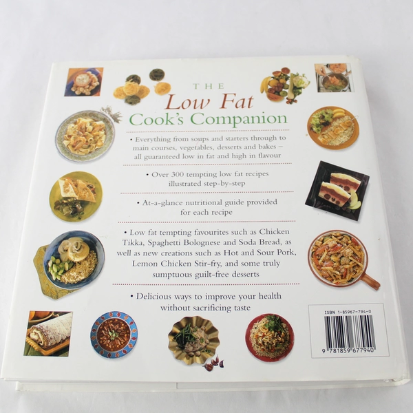 The Low Fat Cook's Companion: 300+ Healthy Recipes, 1998 Hardcover