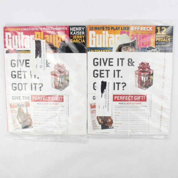 Lot Of 2 Guitar Player Magazines November December 2007 Sealed