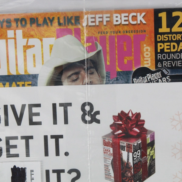 Lot Of 2 Guitar Player Magazines November December 2007 Sealed
