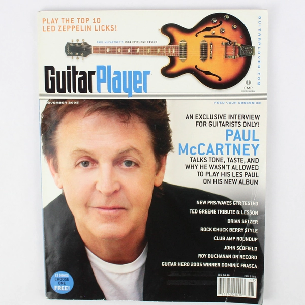 Guitar Player Magazine Vtg November 2005 Exclusive Interview With Paul McCartney