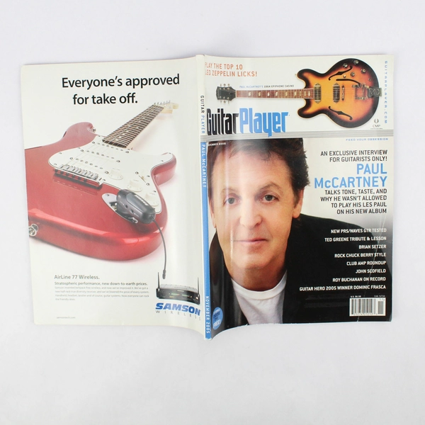 Guitar Player Magazine Vtg November 2005 Exclusive Interview With Paul McCartney