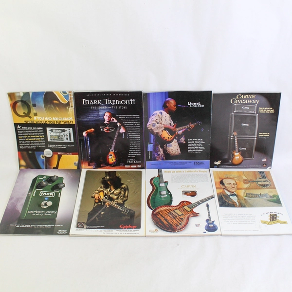 Lot Of 8 Guitar Player Magazines April Through November 2008