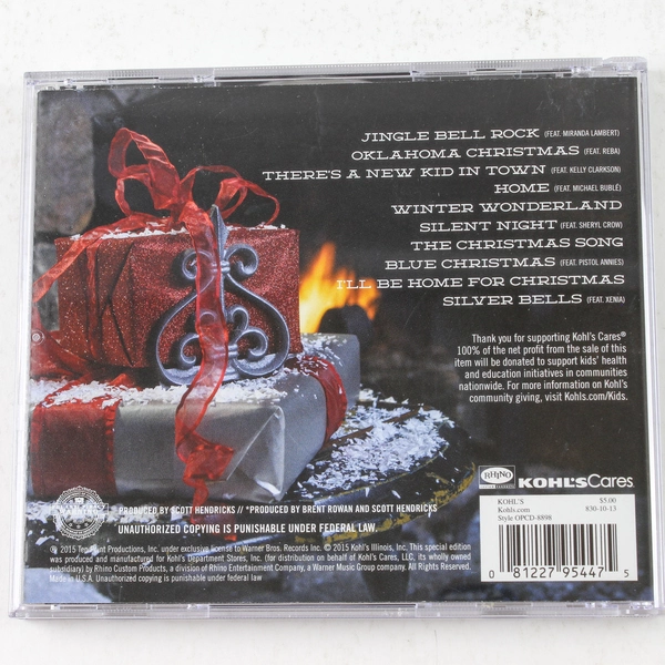 Blake Shelton Christmas CD 2015 - Holiday Music Collection, Untested