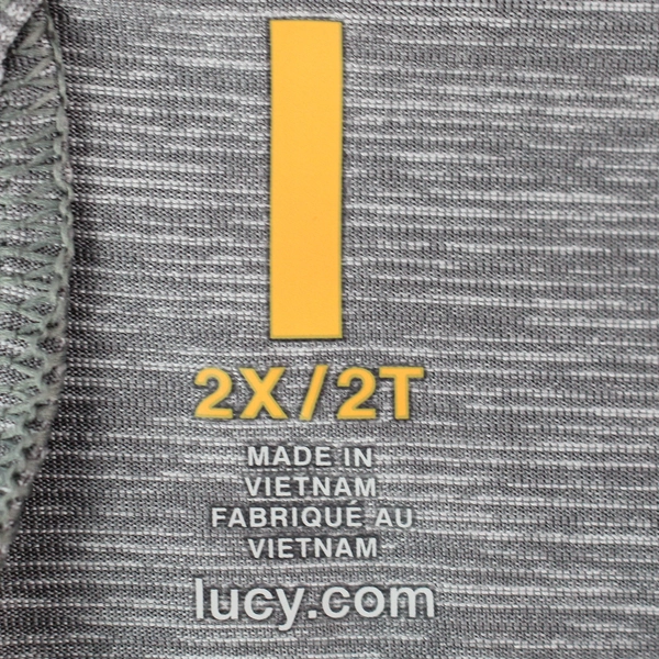 Lucy Gray V-Back Long Sleeve Top Women's Plus Size 2X - Good Condition