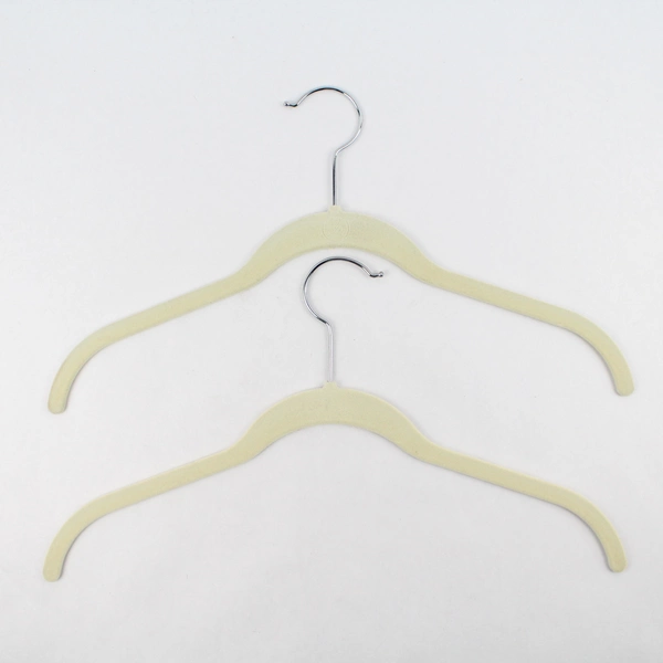 Mixed Lot of 10 Felt Clothes Hangers For Shirts Closet Organization