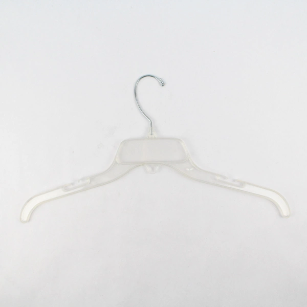 Lot of 10 Clear Plastic Clothes Hangers For Shirts Closet Organization