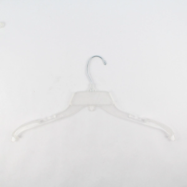 Lot of 10 Clear Plastic Clothes Hangers For Shirts Closet Organization