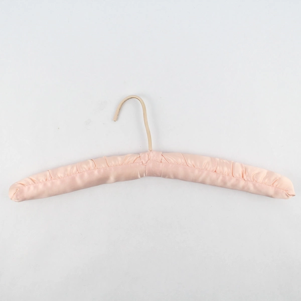 Lot of 5 Padded Fabric Covered Clothes Hangers Varied Designs