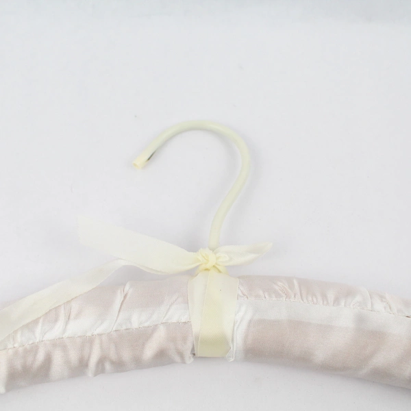 Lot of 5 Padded Fabric Covered Clothes Hangers Varied Designs