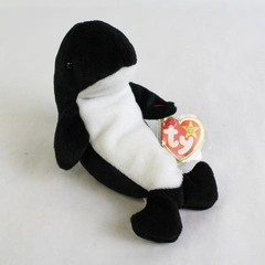 Vintage 1996 Ty Beanie Baby Waves The Orca Whale With Echo Tag Error