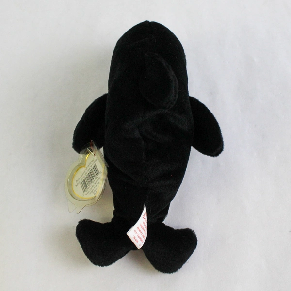 Vintage 1996 Ty Beanie Baby Waves The Orca Whale With Echo Tag Error