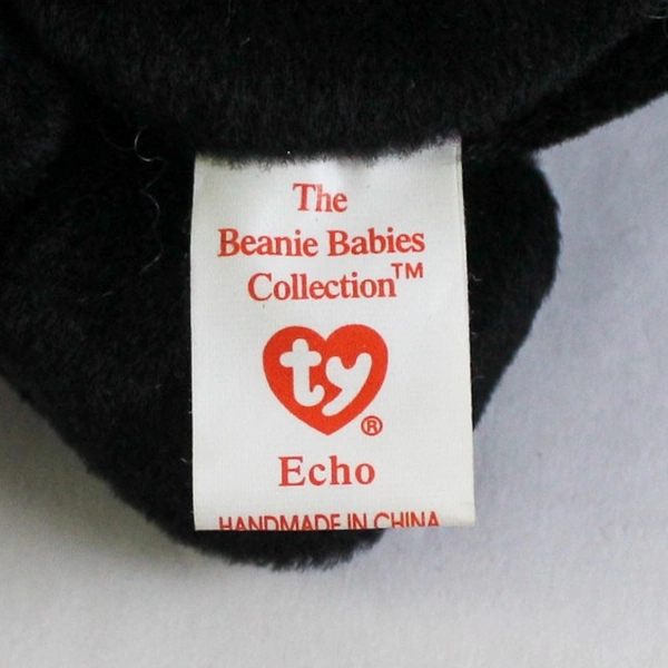 Vintage 1996 Ty Beanie Baby Waves The Orca Whale With Echo Tag Error