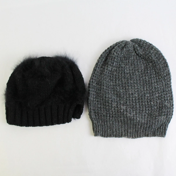 Lot of 5 Women's Knit Winter Beanie Hats One Size