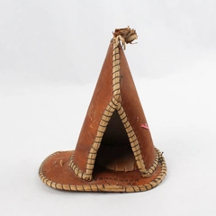 Vancouver B.C. Souvenir Birch Bark Teepee Figurine