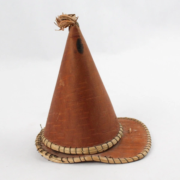 Vancouver B.C. Souvenir Birch Bark Teepee Figurine