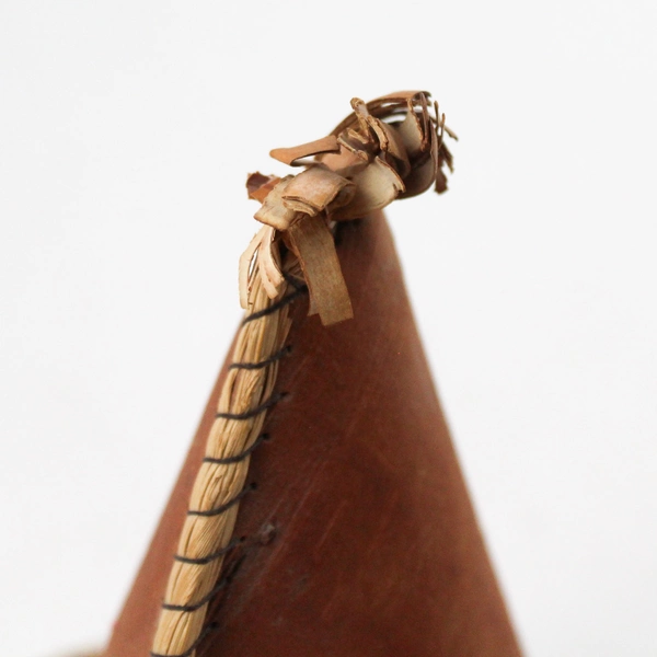 Vancouver B.C. Souvenir Birch Bark Teepee Figurine