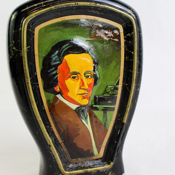 Vintage Beam's Choice Decanter Bottle Frederic Chopin Edward H. Weiss