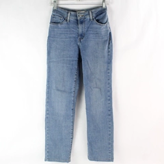 Levi's Junior Girl's Light Blue Straight Skinny Jeans Size 2M Altered