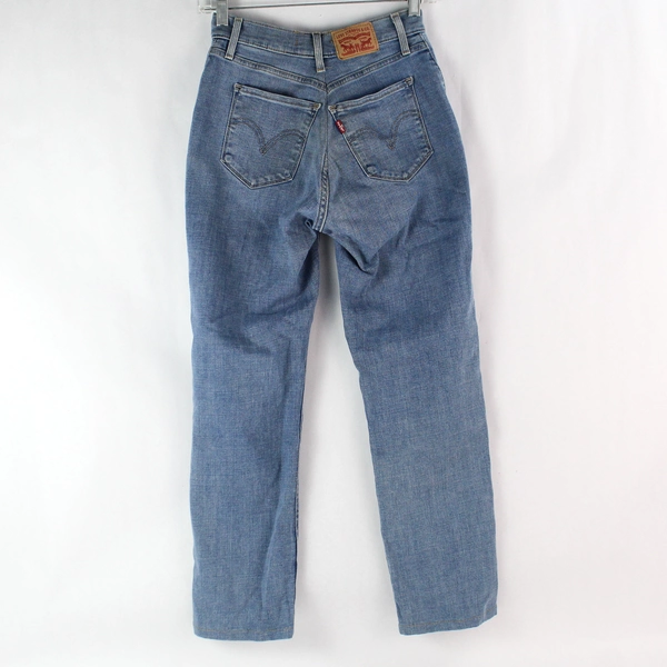 Levi's Junior Girl's Light Blue Straight Skinny Jeans Size 2M Altered