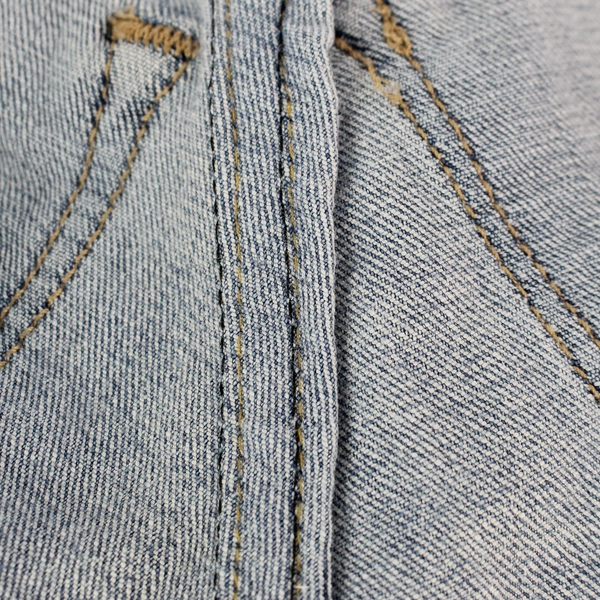 Levi's Junior Girl's Light Blue Straight Skinny Jeans Size 2M Altered