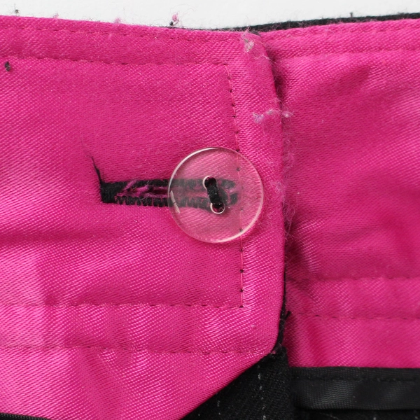 Worthington Women's Black Gray Pinstripe Dress Pants 10P - Good Condition