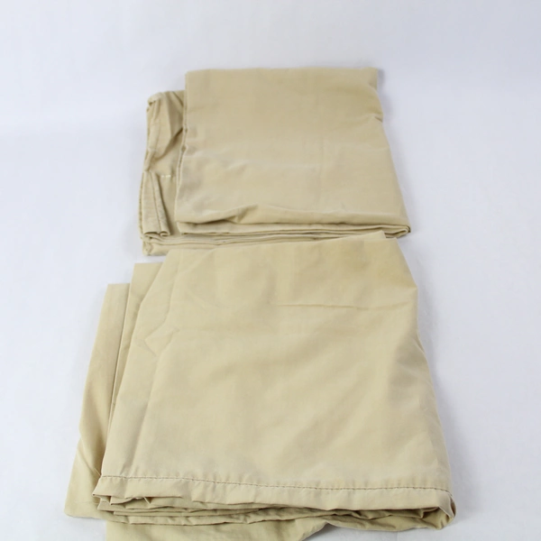 Set of 2 JCPenney Beige King Size Pillowcases for DIY Crafting - Pre-owned
