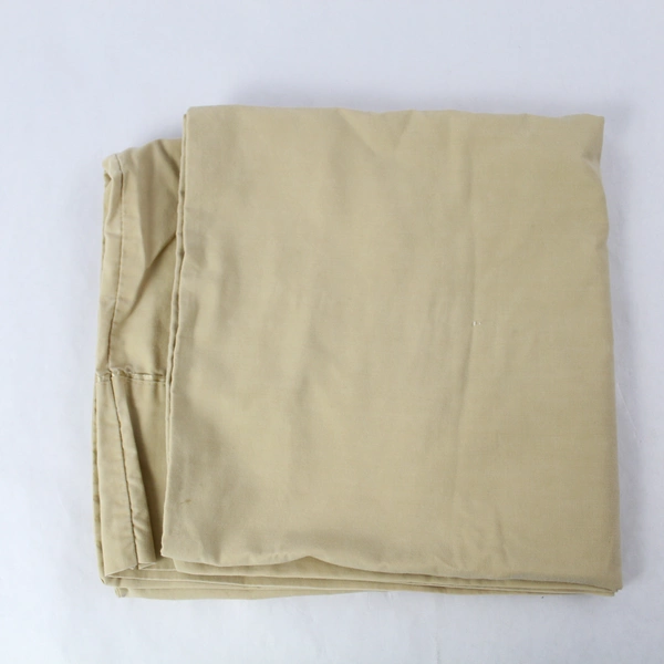Set of 2 JCPenney Beige King Size Pillowcases for DIY Crafting - Pre-owned