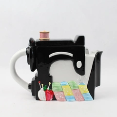 Wang's International Ceramic Sewing Machine Teapot Flawed