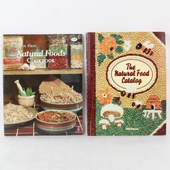 Lot of 2 Vintage Natural Food Books: Cookbook & Catalog, Pre-owned