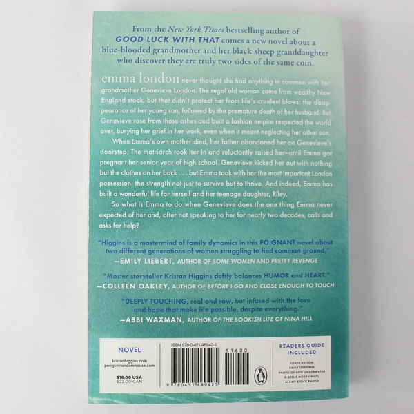 Kristan Higgins Life and Other Inconveniences Novel 2019 Paperback Good
