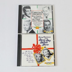 Lot of 2 Vintage 1992 Christmas CDs - Doris Day, Dean Martin, Holiday Favorites
