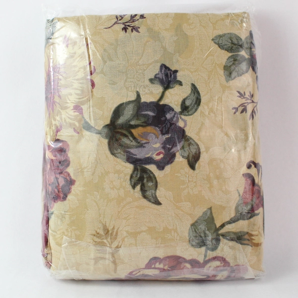 New Sealed Floral Print King Bed Ruffle & 2 Pillow Shams Bedding Set