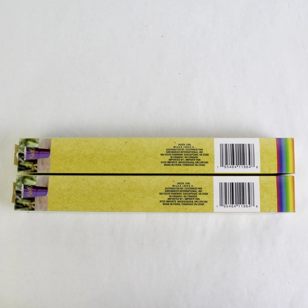 Lot of 2 Crafters Square Vinyl Paper Permanent 12x48" Rainbow