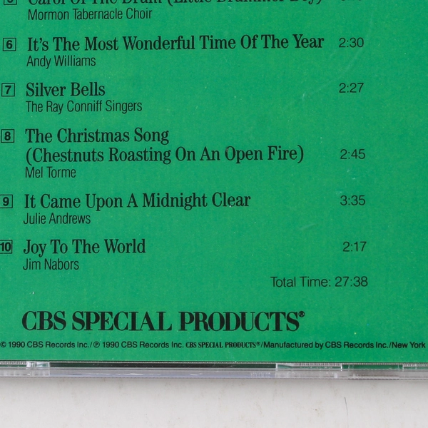 Christmas Celebration CD Various Artists 1990 CBS Records - Holiday Classics