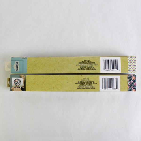 Lot of 2 Crafters Square Vinyl Paper Permanent 12x48" Pattern Floral Geometric